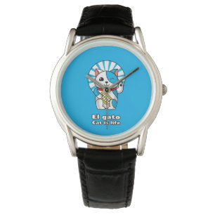Reloj De Pulsera El Gato Kitty Watch