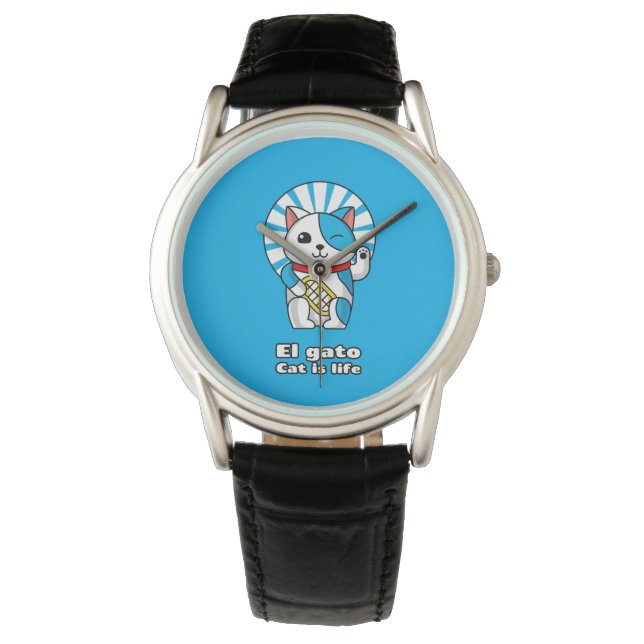 Reloj De Pulsera El Gato Kitty Watch (Anverso)