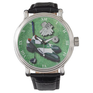 Reloj De Pulsera El golf calza el conductor del club de los guantes