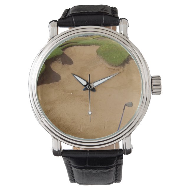 Reloj De Pulsera El Golf No Es El Bunker, (Anverso)