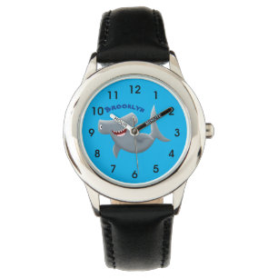 Reloj De Pulsera El gracioso tiburón martillo personalizado