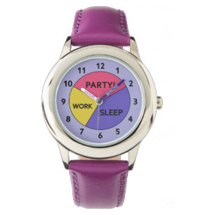 Reloj De Pulsera El gráfico circular de la vida mira