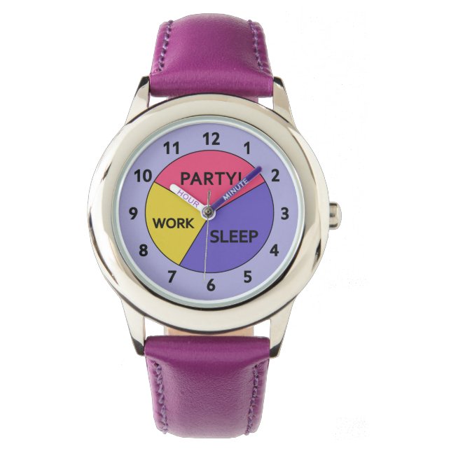 Reloj De Pulsera El gráfico circular de la vida mira (Anverso)