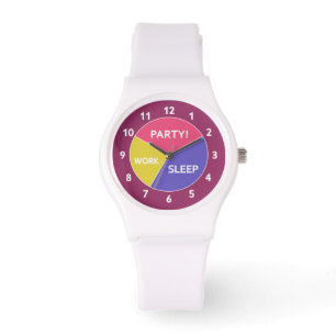 Reloj De Pulsera El gráfico circular de la vida mira