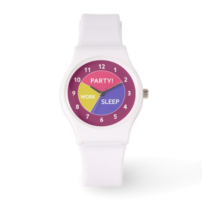 Reloj De Pulsera El gráfico circular de la vida mira (Anverso)