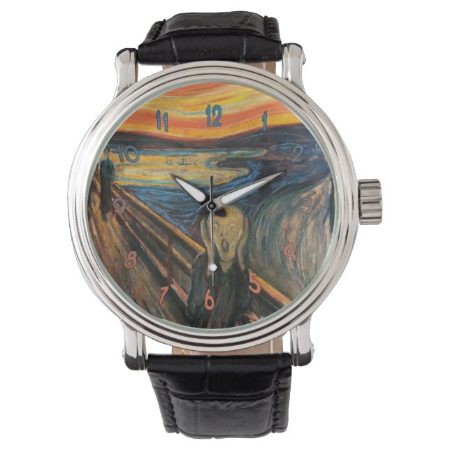 Reloj De Pulsera El grito de Edvard Munch (Anverso)