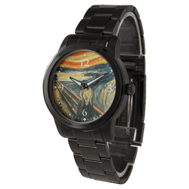 Reloj De Pulsera El grito de Edvard Munch (Angular)