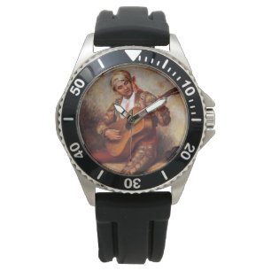 Reloj De Pulsera El Guitarista Español (por Pierre-August Renoir)