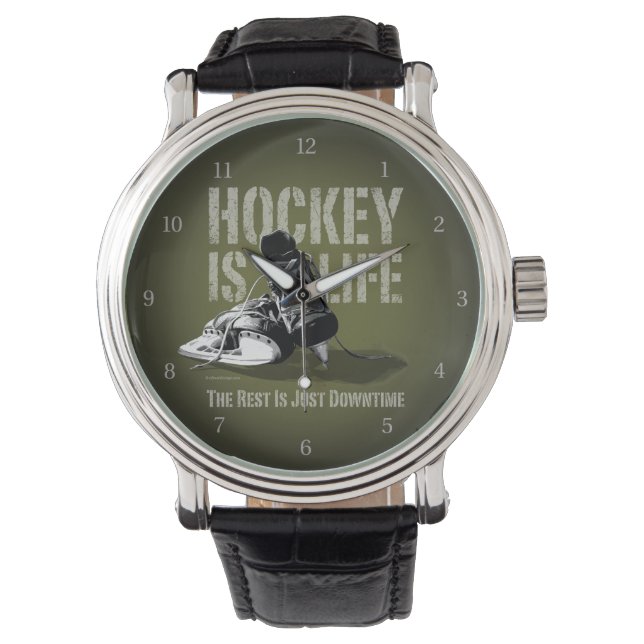 Reloj De Pulsera El hockey es vida (Anverso)