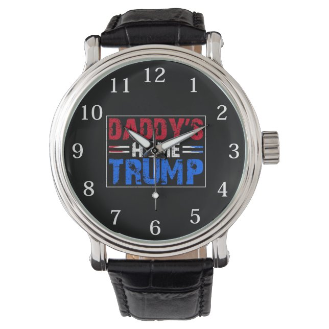 Reloj De Pulsera El hogar de papá Trump (Anverso)