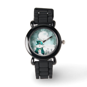 Reloj De Pulsera El hombre de nieve