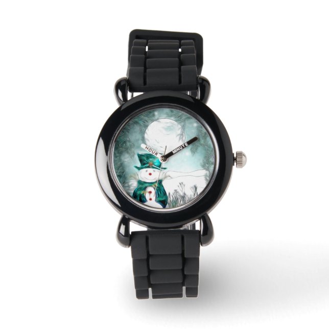 Reloj De Pulsera El hombre de nieve (Anverso)