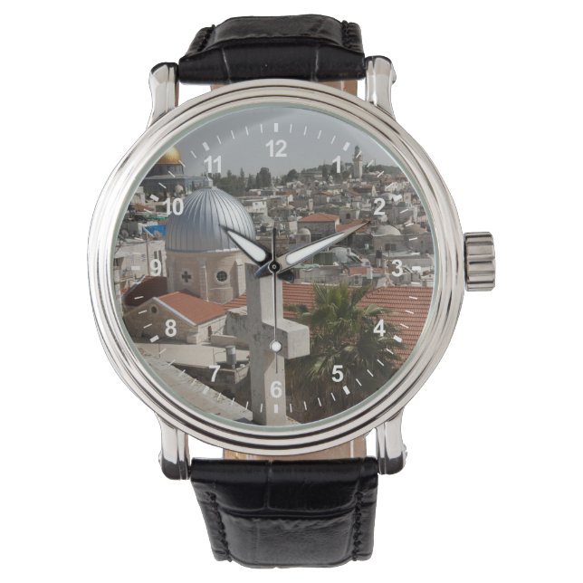 Reloj De Pulsera El horizonte de la vieja Jerusalén (Anverso)