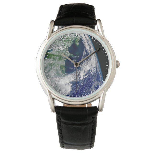 Reloj De Pulsera El Huracán Frances En Una Tierra Parcial. (Anverso)