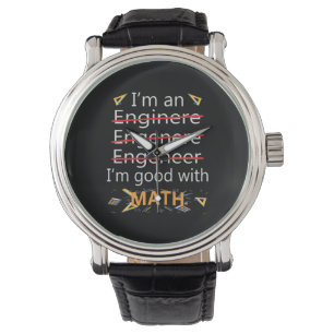 Reloj De Pulsera El Ingeniero Es Bueno Con Las Matemáticas