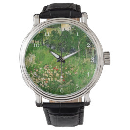 Reloj De Pulsera El jardín de Daubigny, Vincent Van Gogh.