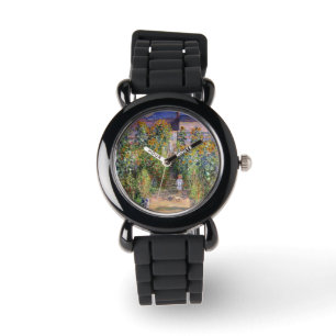 Reloj De Pulsera El jardín del artista por Claude Monet