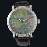Reloj De Pulsera El Jardín Iris De Giverny De Claude Monet<br><div class="desc">El jardín Iris de Giverny pintado por Claude Monet. Alrededor de 1900. Esta imagen es de dominio público.</div>