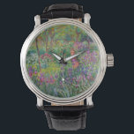 Reloj De Pulsera El Jardín Iris De Giverny De Claude Monet<br><div class="desc">El jardín Iris de Giverny pintado por Claude Monet. Alrededor de 1900. Esta imagen es de dominio público.</div>