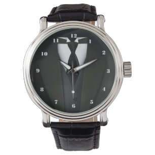 Reloj De Pulsera El juego negro elegante de los hombres