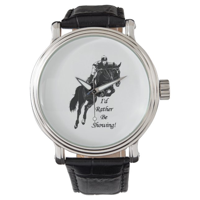 Reloj De Pulsera ¡El Jumper De Caballo Salta I_d Antes Que Estar Mo (Anverso)