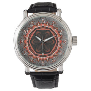 Reloj De Pulsera El Kaleidoscope Flames Watch