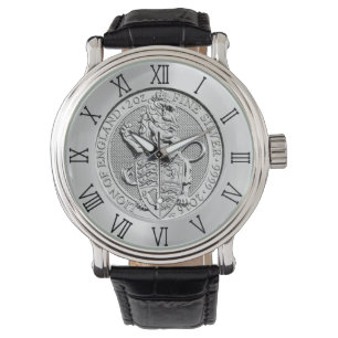 RELOJ DE PULSERA EL LEÓN DE LA MONEDA DE INGLATERRA