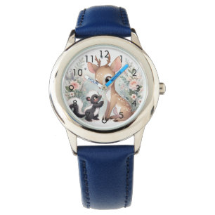 Reloj De Pulsera El Libro De Historias Woodland Babies Skunk And De