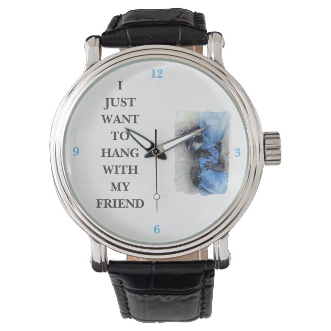 Reloj De Pulsera El mapache (Anverso)