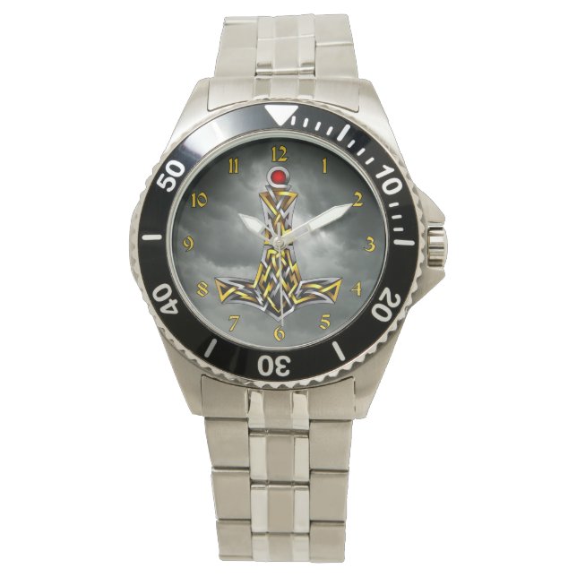 Reloj De Pulsera El martillo de Thor (Anverso)