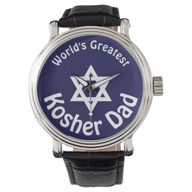 Reloj De Pulsera El mayor padre Kosher del mundo (Anverso)