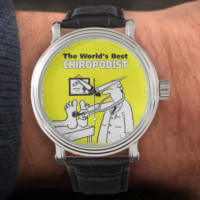 Reloj De Pulsera El mejor chiropodista del mundo (Subido por el creador)