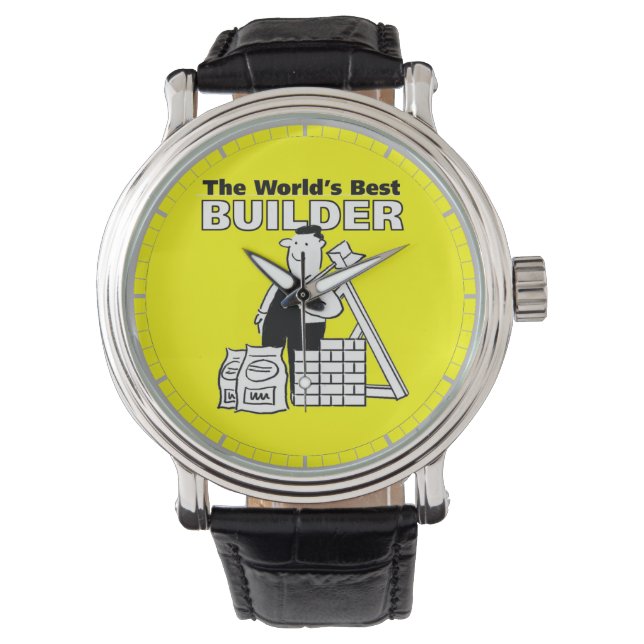 Reloj De Pulsera El mejor constructor del mundo (Anverso)
