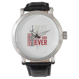 Reloj De Pulsera El Mejor Padrastro de la Historia Patriótico Vinta