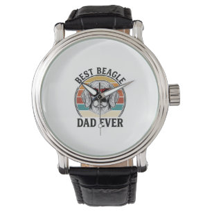 Reloj De Pulsera El Mejor Papá Beagle de Todos los Tiempos Diseño d
