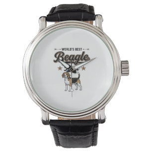 Reloj De Pulsera El mejor papá de beagle del mundo vintage perro