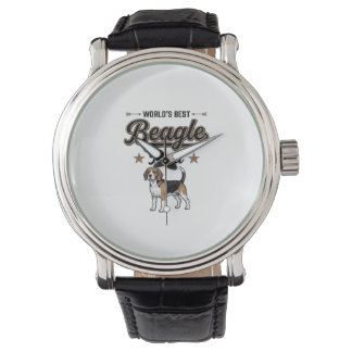 Reloj De Pulsera El mejor papá de beagle del mundo vintage perro