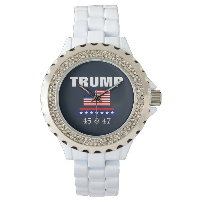 RELOJ DE PULSERA EL MEJOR PRESIDENTE DE TRUMP DE CADA 45 Y 47 (Anverso)