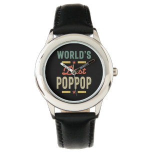 Reloj De Pulsera El mejor regalo del abuelo del padre pop del mundo