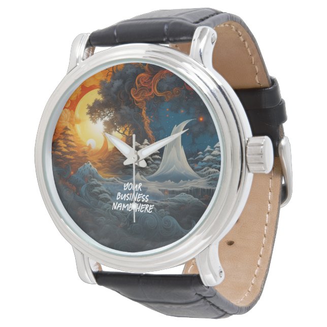 Reloj De Pulsera El misterioso reino de Yin Yang Martial Arts Watch (Angular)