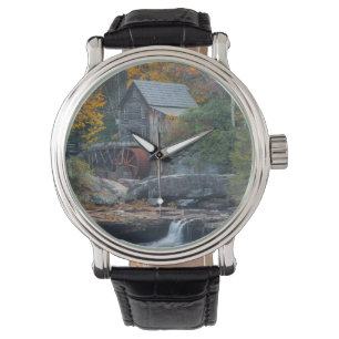 Reloj De Pulsera El Molino de Granos Histórico en Glade Creek 2