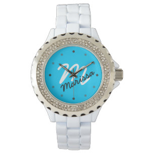Reloj De Pulsera El monograma personalizado de las mujeres
