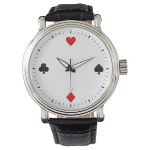 Reloj De Pulsera el naipe se adapta a la colección