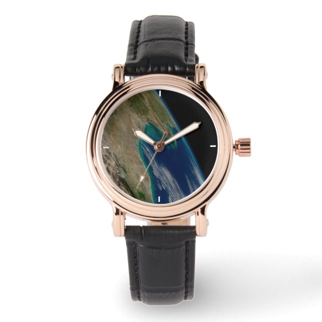 Reloj De Pulsera El Norte Del Golfo De México. (Anverso)