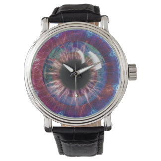 Reloj De Pulsera El ojo del Personalizado de arte fractal de Tesla