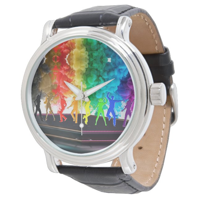 Reloj De Pulsera El Orgullo de Baile de SlipperyJoe Sombra a los re (Angular)