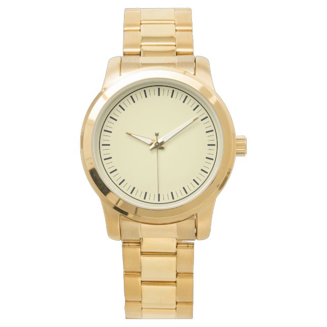 Reloj De Pulsera El oro de los hombres modernos y sobredimensionado (Anverso)