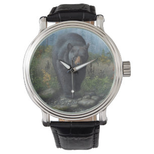 Reloj De Pulsera El oso negro de los hombres