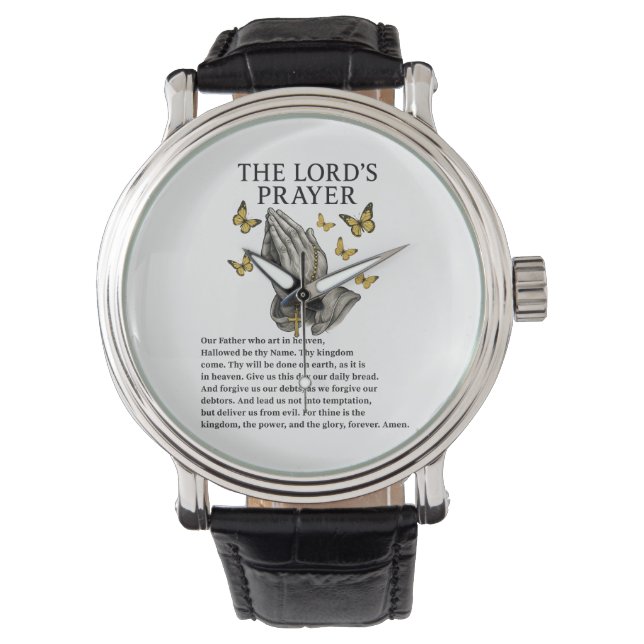 Reloj De Pulsera El Padrenuestro (Anverso)