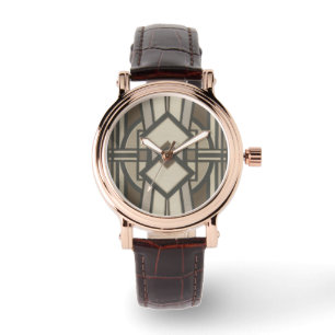 Reloj De Pulsera El panel neutral I de Deco